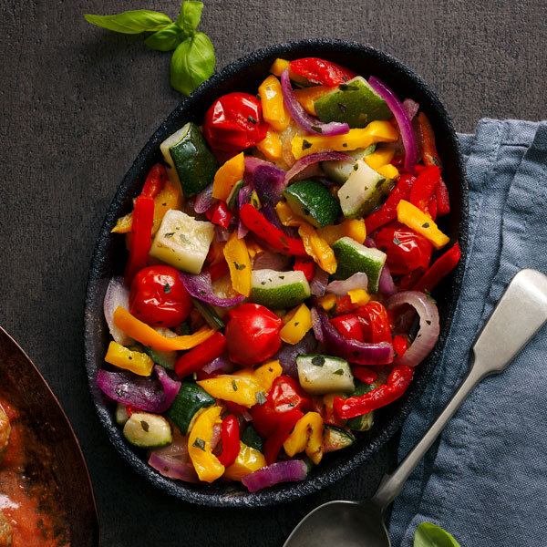 Mediterranean-style vegetables - Happy Birthday Food Range - Slimming World Blog