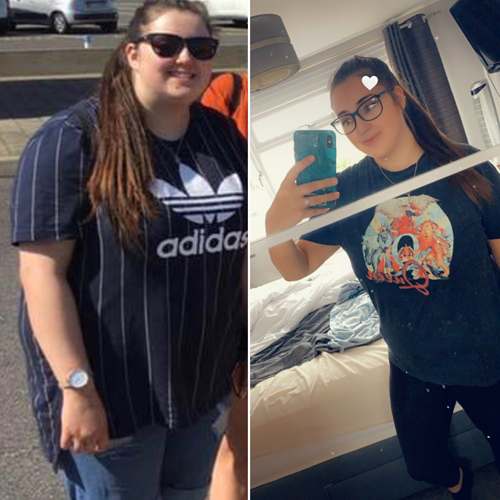 Lauren before and after - World Photo Day - Slimming World Blog