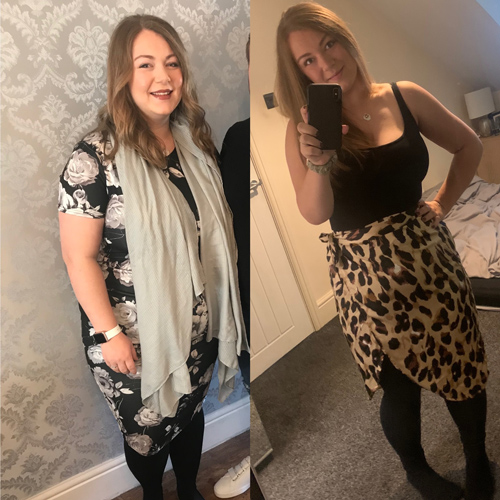 Stevie before and after - World Photo Day - Slimming World Blog