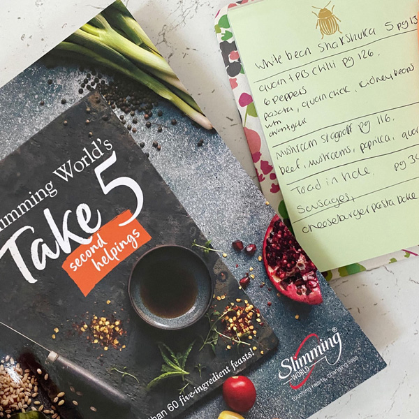 Charly's Take 5 book and shopping list-last-chance for our best-ever offer-slimming world blog