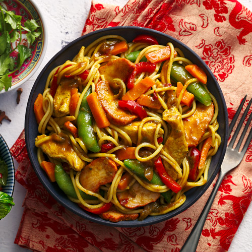 Singapore noodles in bowl-Slimming World Chinese-slimming world blog