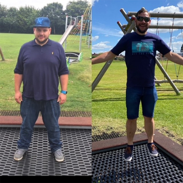 Danny weight loss transformation-active days out-slimming world blog
