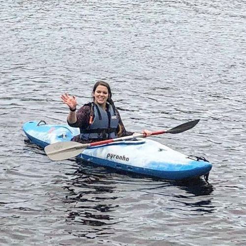 Molly kayaking-active days out-slimming world blog