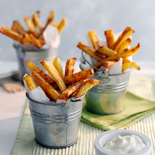 Syn-free chips in bucket-time-saving side dishes-slimming world blog