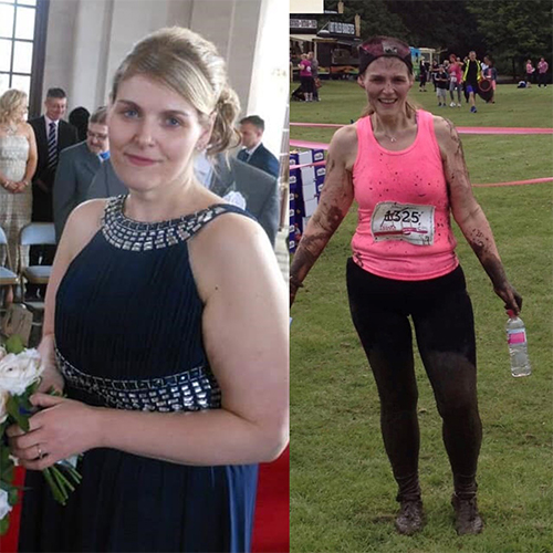 Jennifer 7st weight loss comparison-London Marathon 2021-slimming world blog
