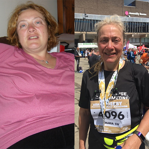 Maria 11st weight loss comparison-London Marathon 2021-slimming world blog