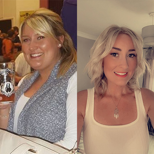 Slimming World member Kirsty Muir face to face transformation