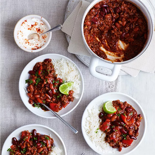 Slimming World beef and bean chilli