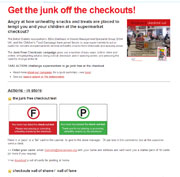 Junk free checkouts