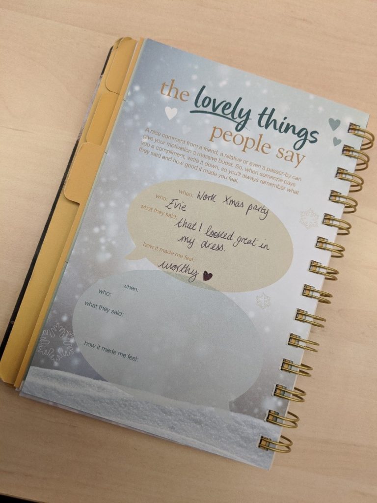 Ashleigh Slimming World festive planner page-Christmas Countdown: Ashleigh's diary-Slimming World blog