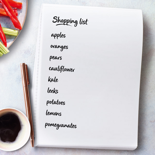 Seasonal shopping list January - Slimming World blog