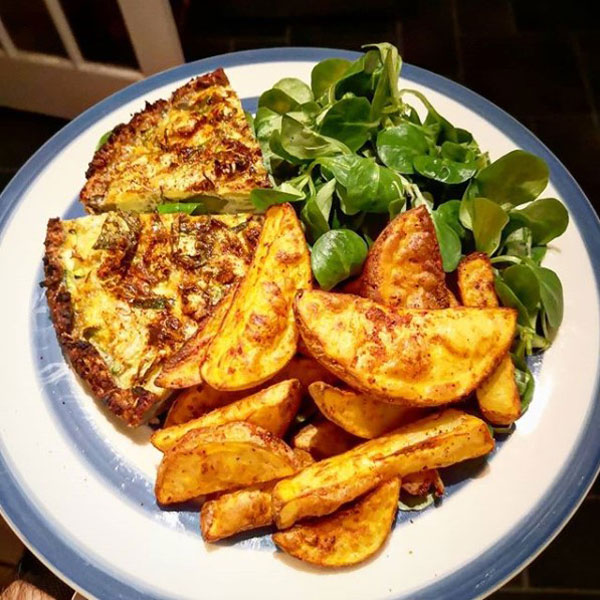 Squiche and chips - My favourite recipe - Slimming World Blog