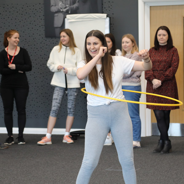 Abbie Kimber - Hula Hoop - Sport Relief 2020 - Slimming World Blog