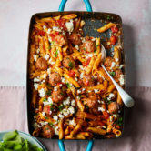 Beef and meatball bake - Passion for pasta and noodles - Slimming World Blog