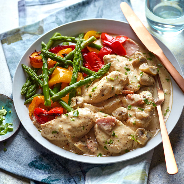 creamy garlic chicken-Slimming World