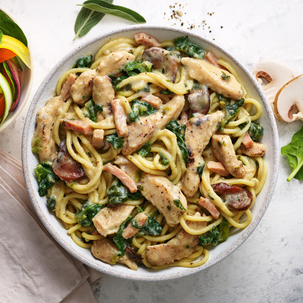 chicken carbonara-penne for your thoughts-slimming world blog