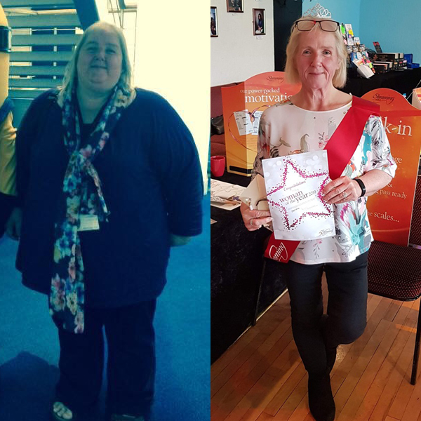 tracy before after-diabetes week-slimming world blog
