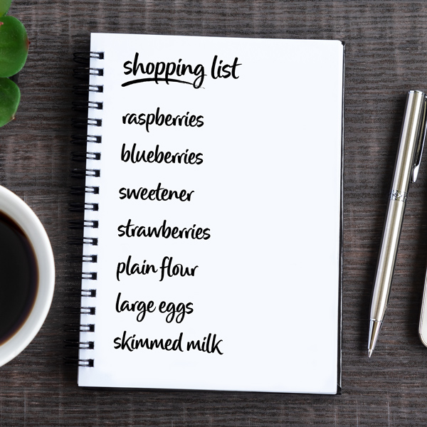 July shopping list - Slimming World Blog