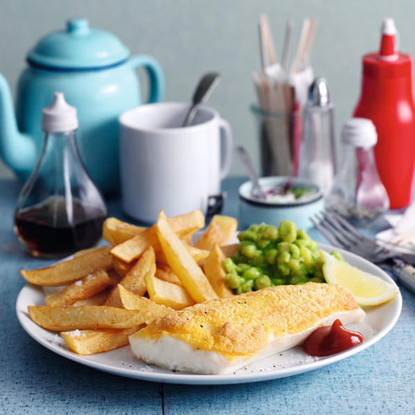 Fish, chips and mushy peas - Slimming Friendly Staycation - Slimming World Blog