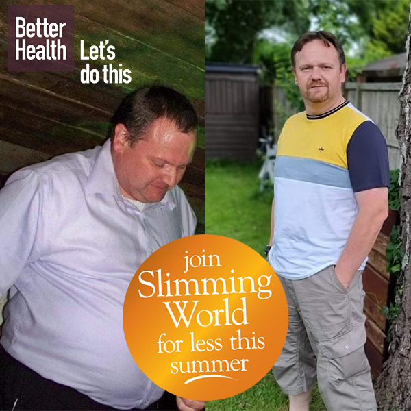 Slimming World member Leon McInnes