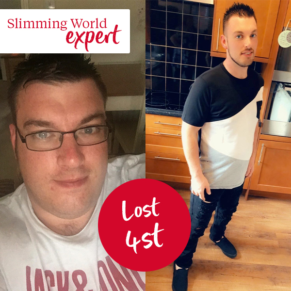 Jamie Woodend 4st weight loss header-Slimming World blog