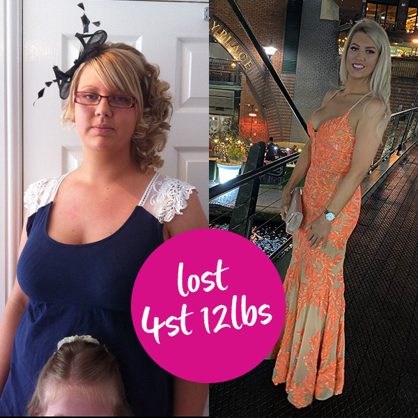 Slimming World member Gemma before and after