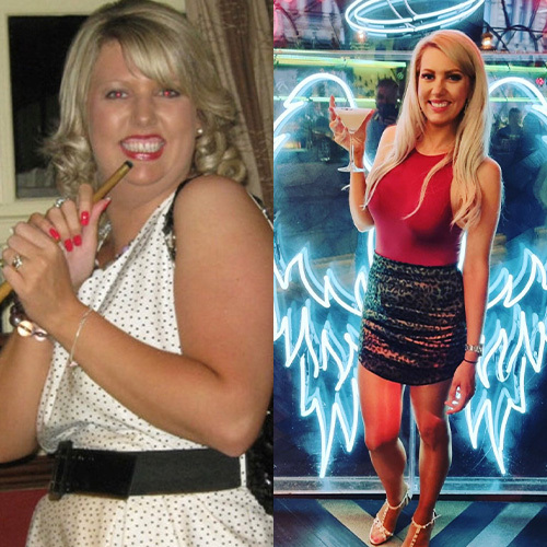 Slimming World member Gemma Waring before and after