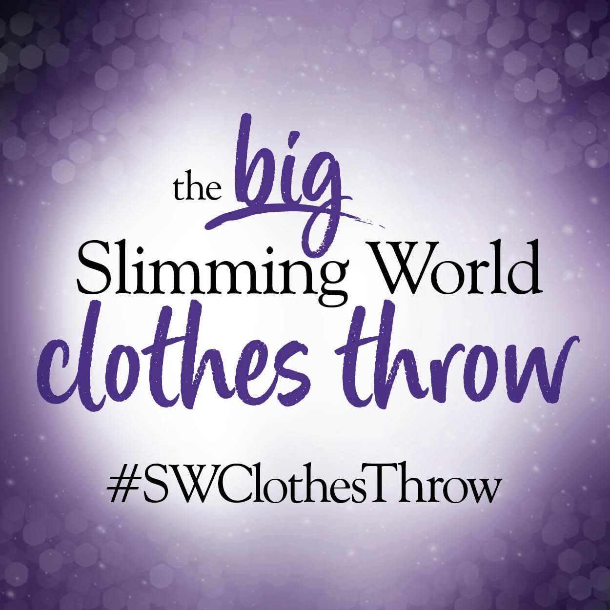 the big Slimming World clothes throw