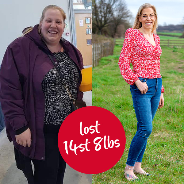 Stacey Gascoyne transformation with Slimming World