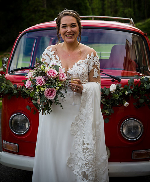 Emily Baker-Slimming World member on her wedding day