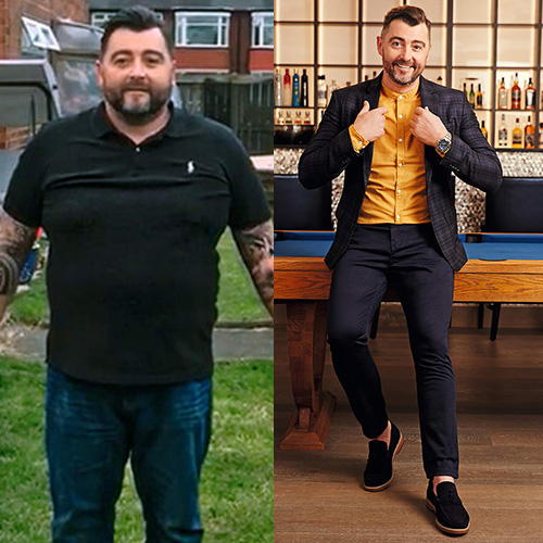 Mark Smith 6st weight loss before and after