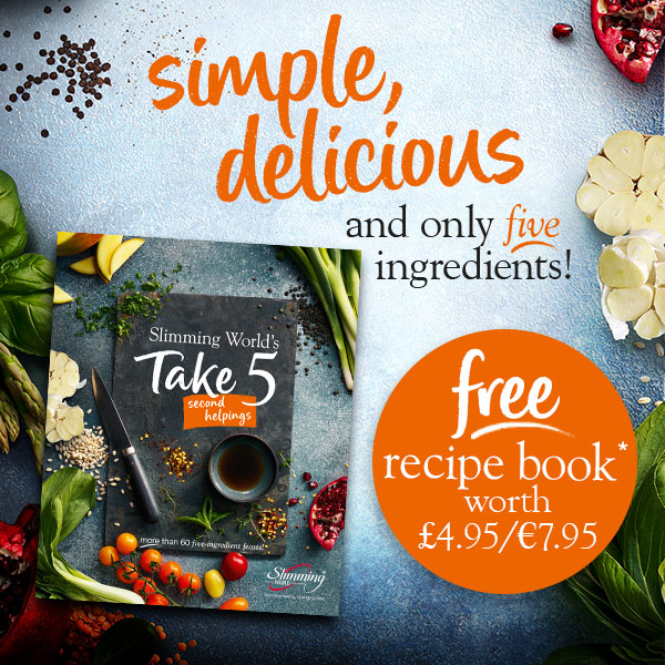 Take five second helpings free recipe book offer