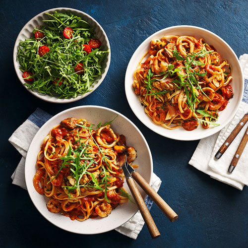 Slimming World seafood linguine