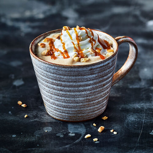 Nutty toffee latte