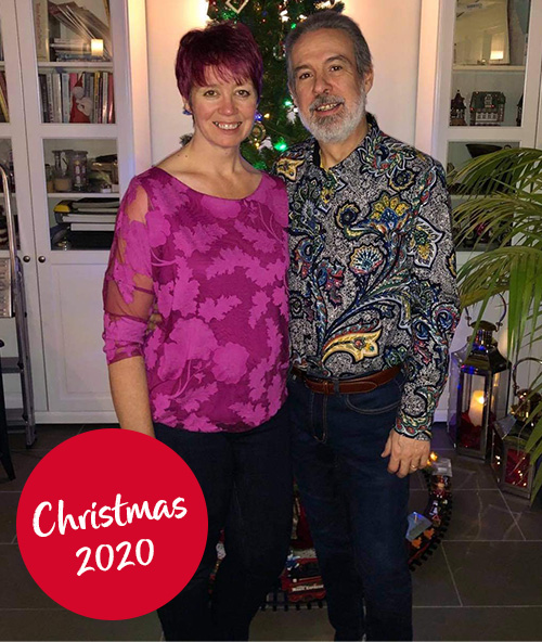 Kirsty and Roger Christmas 2020