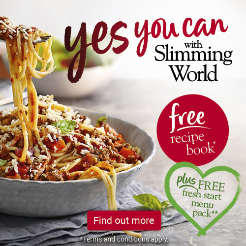 Yes you can with Slimming World - Free recipe book and fresh start pack for a limited time only