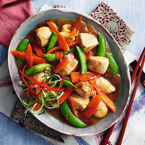 Cantonese style lemon chicken