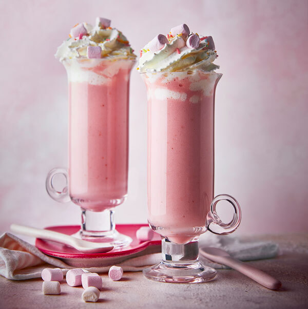 Pink hot chocolate… and more sweet treats