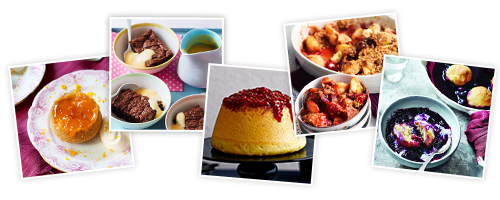 Selection of Slimming World puddings