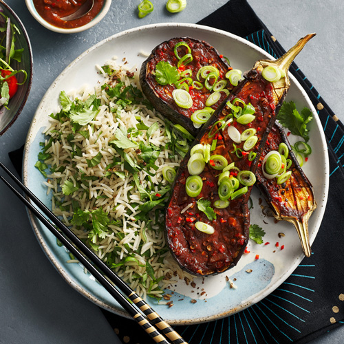 Slimming World Sichuan-style aubergine