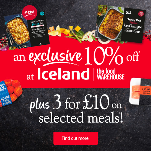 Find out how you can get 10% off your food shop at Iceland