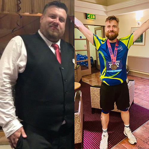 Slimming World London Marathon team member Matt Symons