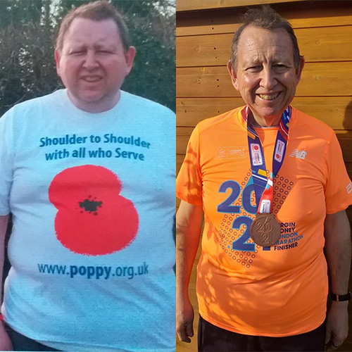 Slimming World London Marathon team member Simon Graves