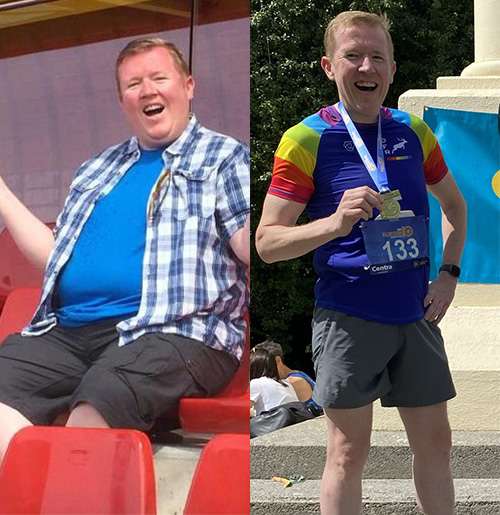 Slimming World London Marathon team member Trevor Kearns