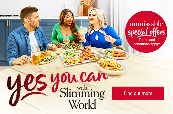 Yes you can with Slimming World unmissable special offers