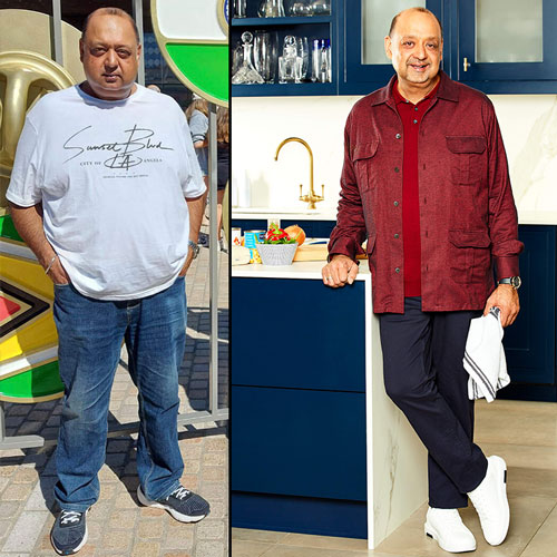Slimming World member Bill Chana before and after
