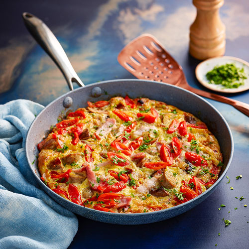 All-day breakfast omelette