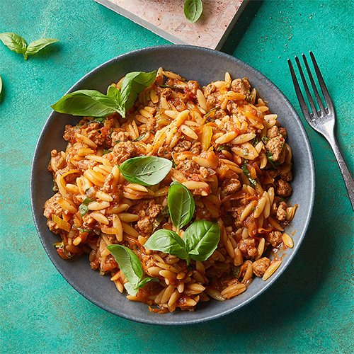 Bowled Over cookbook - quorn bolognorzo RAFFLE RECIPE
