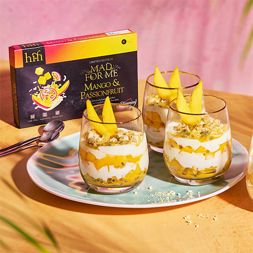 New Hi-fi bar recipe mango and passion fruit fools