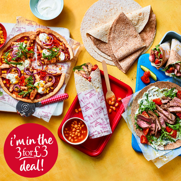 New Slimming World Wholemeal and White Wraps (pack of 5) 3 for £3 deal in Iceland stores from the 6th May 2025